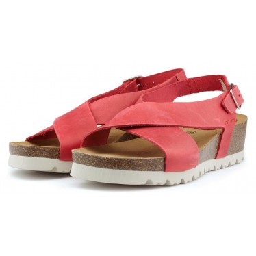 SANDALIAS INTERBIOS PLANE ROJO