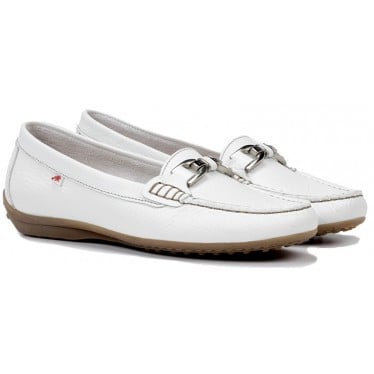 MOCASINES FLUCHOS BRUNI FLOTER F0804 BLANCO