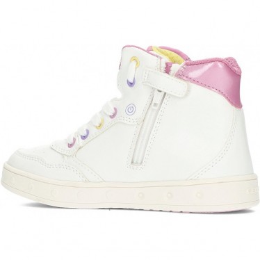 BOTINES GEOX J. SKYLIN GLITTER J368WC BLANCO