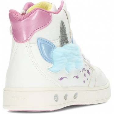 BOTINES GEOX J. SKYLIN GLITTER J368WC BLANCO