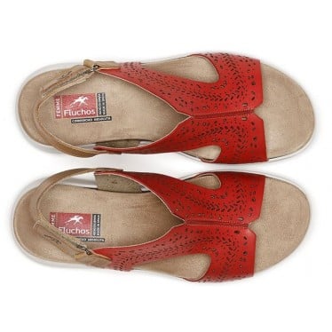 SANDALIA FLUCHOS TIBET F1481 ROJO