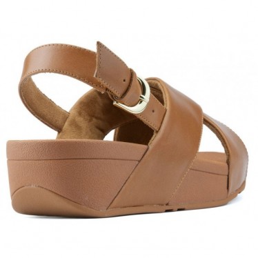 SANDALIAS FITFLOP LULU CROSS BACK STRAP CARAMEL