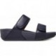 SANDALIAS FITFLOP FV6 LULU ADJUSTABLE LEATHER SLIDES MIDNIGHT_NAVY