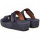 SANDALIAS FITFLOP FV6 LULU ADJUSTABLE LEATHER SLIDES MIDNIGHT_NAVY