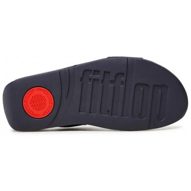 SANDALIAS FITFLOP FV6 LULU ADJUSTABLE LEATHER SLIDES MIDNIGHT_NAVY