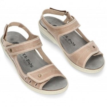 SANDALIAS INTERBIOS COMODAS PLANTILLA EXTRAIBLE 2019 BEIGE