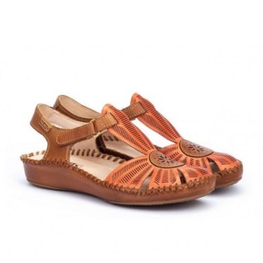 SANDALIAS PIKOLINOS VALLARTA 655-0575 SCARLET