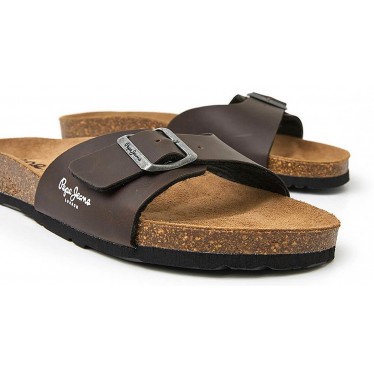 CHANCLAS PEPE JEANS PMS90107 BIO M SINGLE KANSAS BROWN