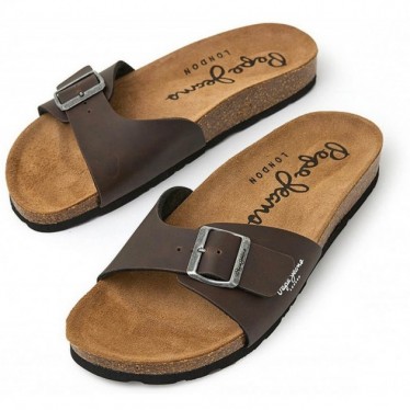 CHANCLAS PEPE JEANS PMS90107 BIO M SINGLE KANSAS BROWN