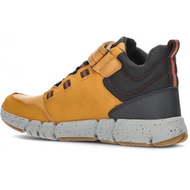 SNEAKER GEOX AMPHIBIOX FLEXYPER J949XA YELLOW_BROWN