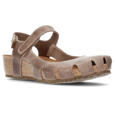 SANDALIAS INTERBIOS CERRADA 5326C PARDO