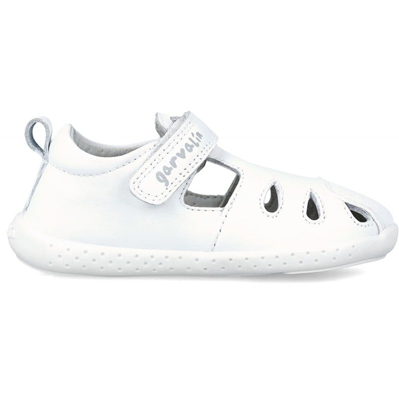 SANDALIAS GARVALÍN PIEL 242323-B BLANCO