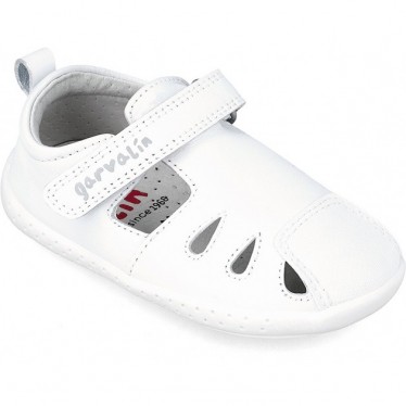 SANDALIAS GARVALÍN PIEL 242323-B BLANCO