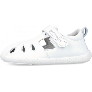 SANDALIAS GARVALÍN PIEL 242323-B BLANCO