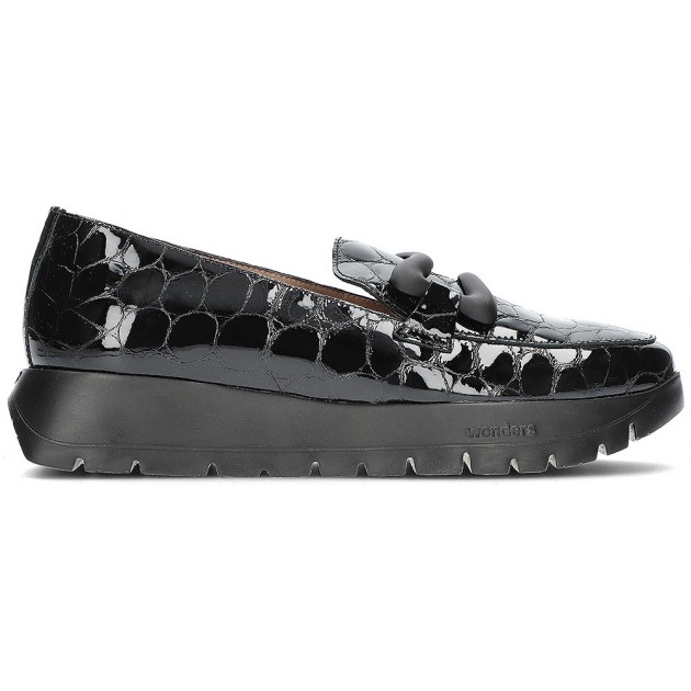 MOCASINES WONDERS YARA A-2430 NEGRO