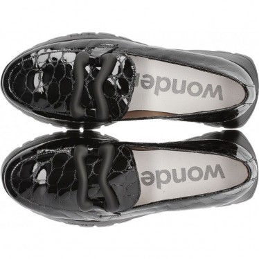 MOCASINES WONDERS YARA A-2430 NEGRO