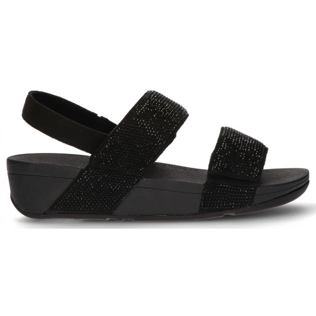 SANDALIAS FITFLOP MINA CRYSTAL BACK STRAP NEGRO SANDALIAS FITFLOP MINA CRYSTAL BACK STRAP NEGRO