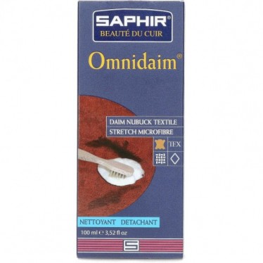 LIMPIADOR SAPHIR OMNIDAIM PARA ANTE Y NOBUCK 100ML CON REFERENCIA 16198A INCOLORO