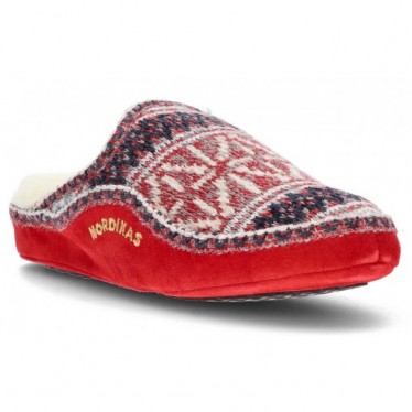 PANTUFLAS NORDIKAS CLASSIC W N1500 ROJO