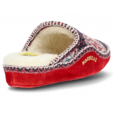 PANTUFLAS NORDIKAS CLASSIC W N1500 ROJO