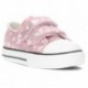 ZAPATILLAS CONGUITOS BRILLO 14155 ROSA