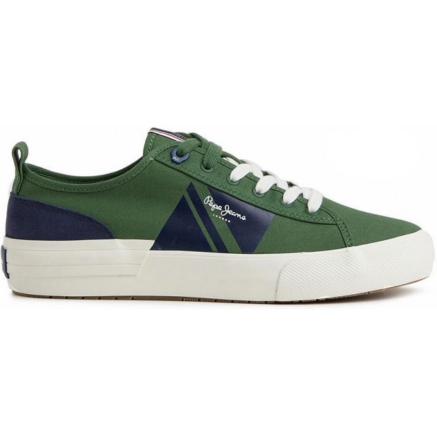 ZAPATILLAS PEPE JEANS ALLEN FLAG PMS30903 OLIVE ZAPATILLAS PEPE JEANS ALLEN FLAG PMS30903 OLIVE
