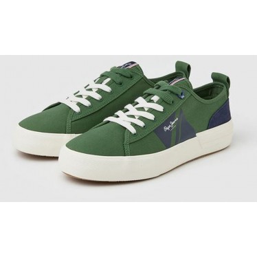 ZAPATILLAS PEPE JEANS ALLEN FLAG PMS30903 OLIVE