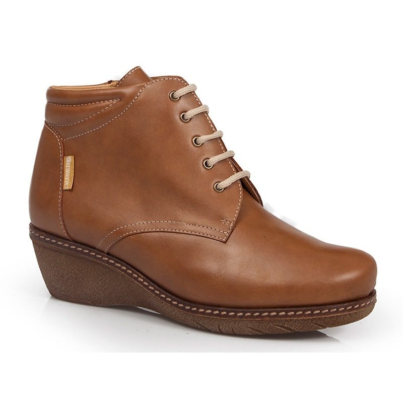 BOTINES CALZAMEDI W 0712 MARRON