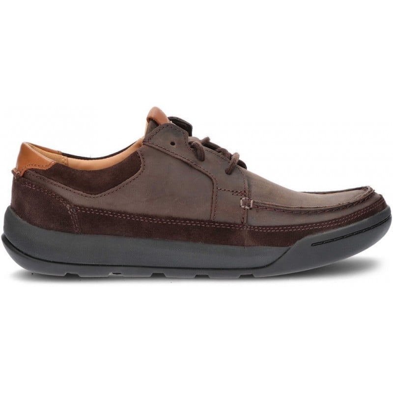 ZAPATOS CLARKS ASHCOMBE DARK_BROWN