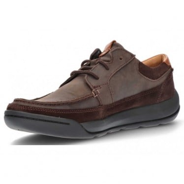 ZAPATOS CLARKS ASHCOMBE DARK_BROWN