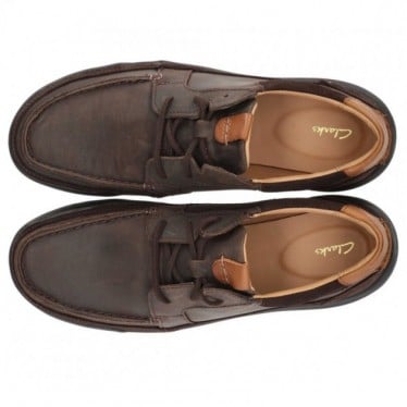 ZAPATOS CLARKS ASHCOMBE DARK_BROWN