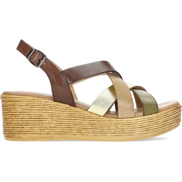 SANDALIAS PORRONET 2964 MOKA_PLATINO SANDALIAS PORRONET 2964 MOKA_PLATINO