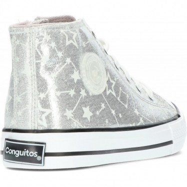 DEPORTIVA CONGUITOS CANVAS GLITTER 283047 SILVER