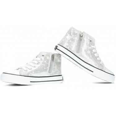 DEPORTIVA CONGUITOS CANVAS GLITTER 283047 SILVER