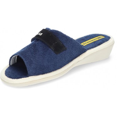 PANTUFLAS NORDIKAS MUJER 7307B MARINO