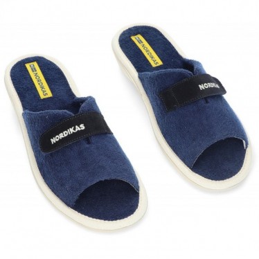 PANTUFLAS NORDIKAS MUJER 7307B MARINO