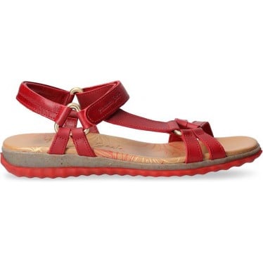 SANDALIAS PANAMA JACK CARIBEL ROJO_B24