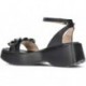 SANDALIAS WONDERS WILD D-9703 BLACK