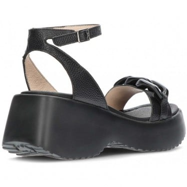 SANDALIAS WONDERS WILD D-9703 BLACK