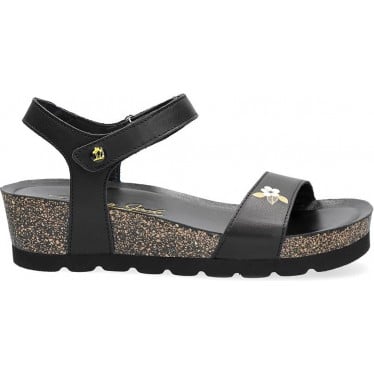 SANDALIAS PANAMA JACK CAPRI BLOSSON BLACK_B1