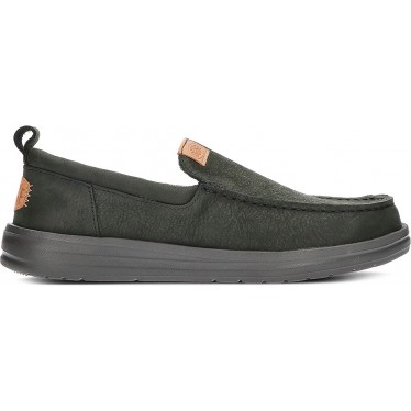 MOCASIN DUDE WALLY GRIP MOC CRAFT LEATHER BLACK