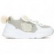 ZAPATILLAS CONGUITOS CORAZON LUZ 26107 WHITE