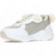 ZAPATILLAS CONGUITOS CORAZON LUZ 26107 WHITE