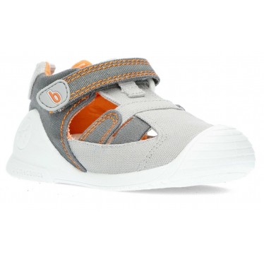 SANDALIAS BIOMECANICS BEBÉ COMBI 222182-A GRIS
