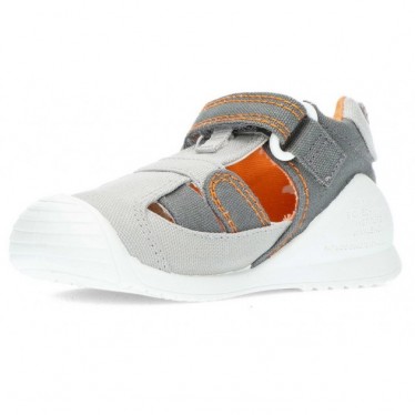 SANDALIAS BIOMECANICS BEBÉ COMBI 222182-A GRIS