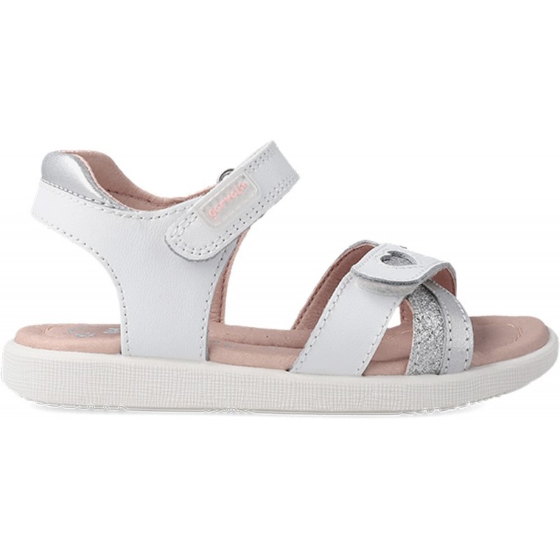 SANDALIAS GARVALIN CORAZONES 222410 BLANCO