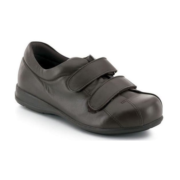 ZAPATOS CALZAMEDI VELCRO UNISEX PIE DIABETICO MARRON