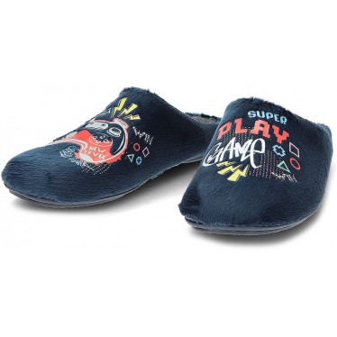 PANTUFLAS VULLADI 4611 GAMING MARINO