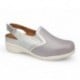 SANDALIAS CALZAMEDI ELASTICA 0704 PLATINO