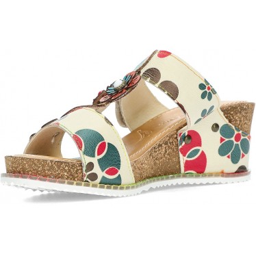 SANDALIAS DE LAURA VITA BONITO224 BEIGE